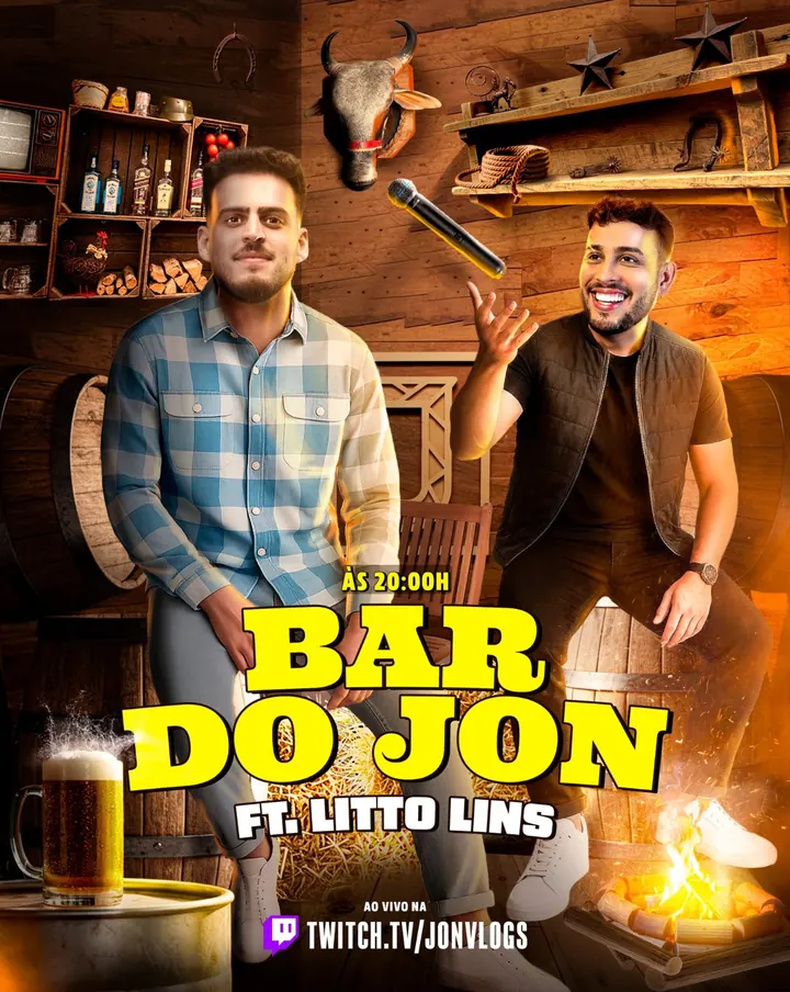 Arte da edição com Litto Lins: os dois no balcão, às 20h, ao vivo na Twitch