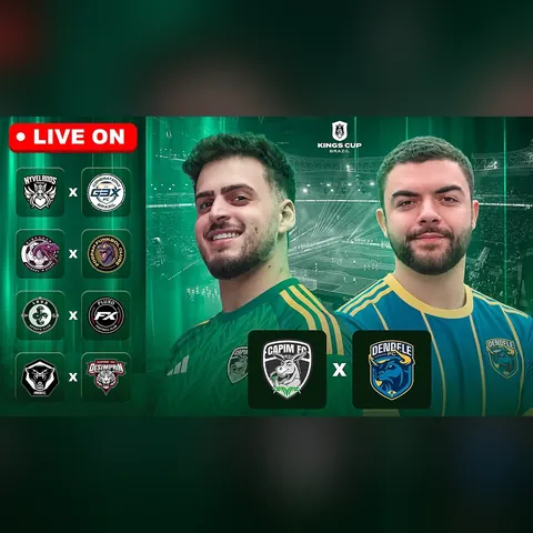 Capa do post de Jon Vlogs no YouTube: CAPIM X DENDELE - KINGS CUP BRAZIL RODADA 2